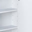 Bathroom Wall Storage Cabinet With Mirror And Adjustable Shelf, 6 Open Shelves