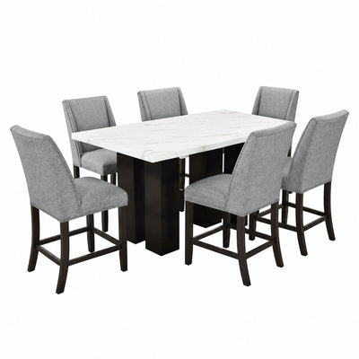 Faust - Adjustable Table Counter Chairs Set