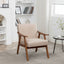 Accent Chair, Classic Mid Century Modern For Extra Seating