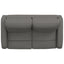 Manual Reclining Loveseat With Dual Seating Support For Living Room
