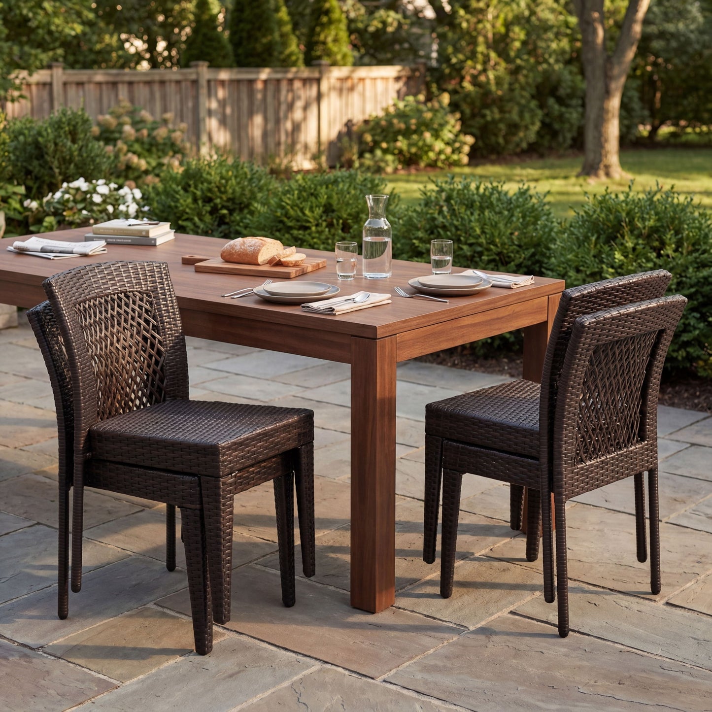 Outdoor Dining Stackable Chairs