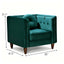 Chesterfield Accent Tufted Square Arm Side Chair