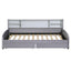 Luxurious Upholstered Platform Bed With Storage Drawers