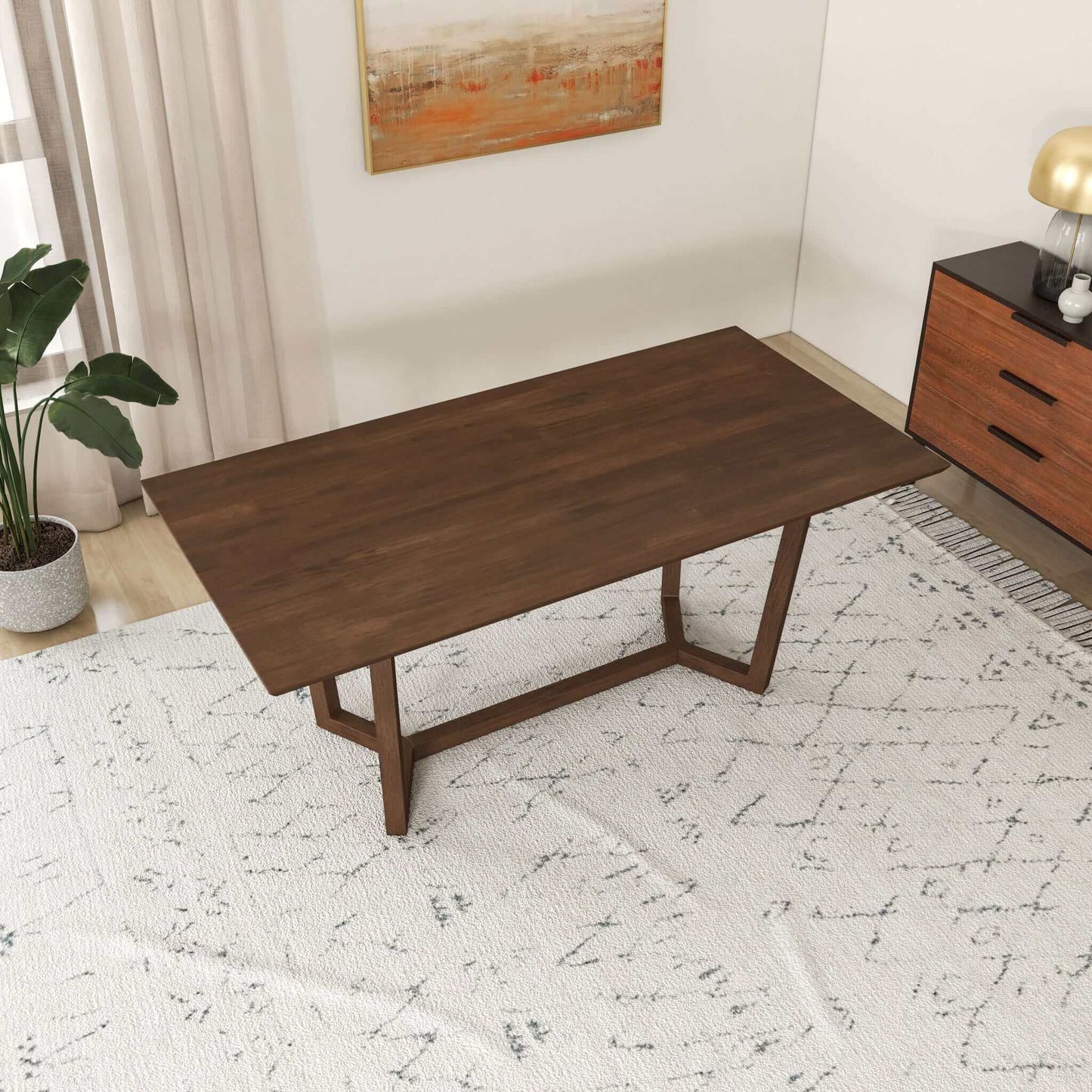 Marina - Dining Table And 4 Side Chairs - Oak