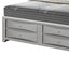 Modern Design Storage Bed With Bookcase Headboard