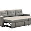 Convertible L Shaped Sectional Sleeper Sofa Bed, Saving Pull Out Couch