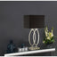 Rectangular Shade Accent Lamp With 3 Way Switch - Silver