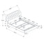 Bed Upholstered Look