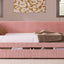 Daybed With Two Drawers And Wood Slat