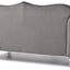 Stylish Flared Arm Loveseat