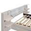 Upholstered Platform Bed With Reading Lights, Drawers, Trundle And Shelves