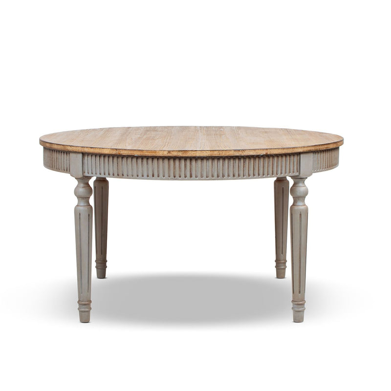 Colette - Round Dining Table - Blue / Gray