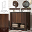 Modern Bathroom Vanity With Rectangle Ceramic Sink, Soft Closing Doors