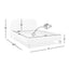 Roman - Curved Headboard Upholstered Platform Bed
