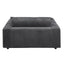 Hilde Chaise - With 2 Pillows - Dark Gray