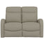 Manual Reclining Loveseat With Dual Seating Support For Living Room
