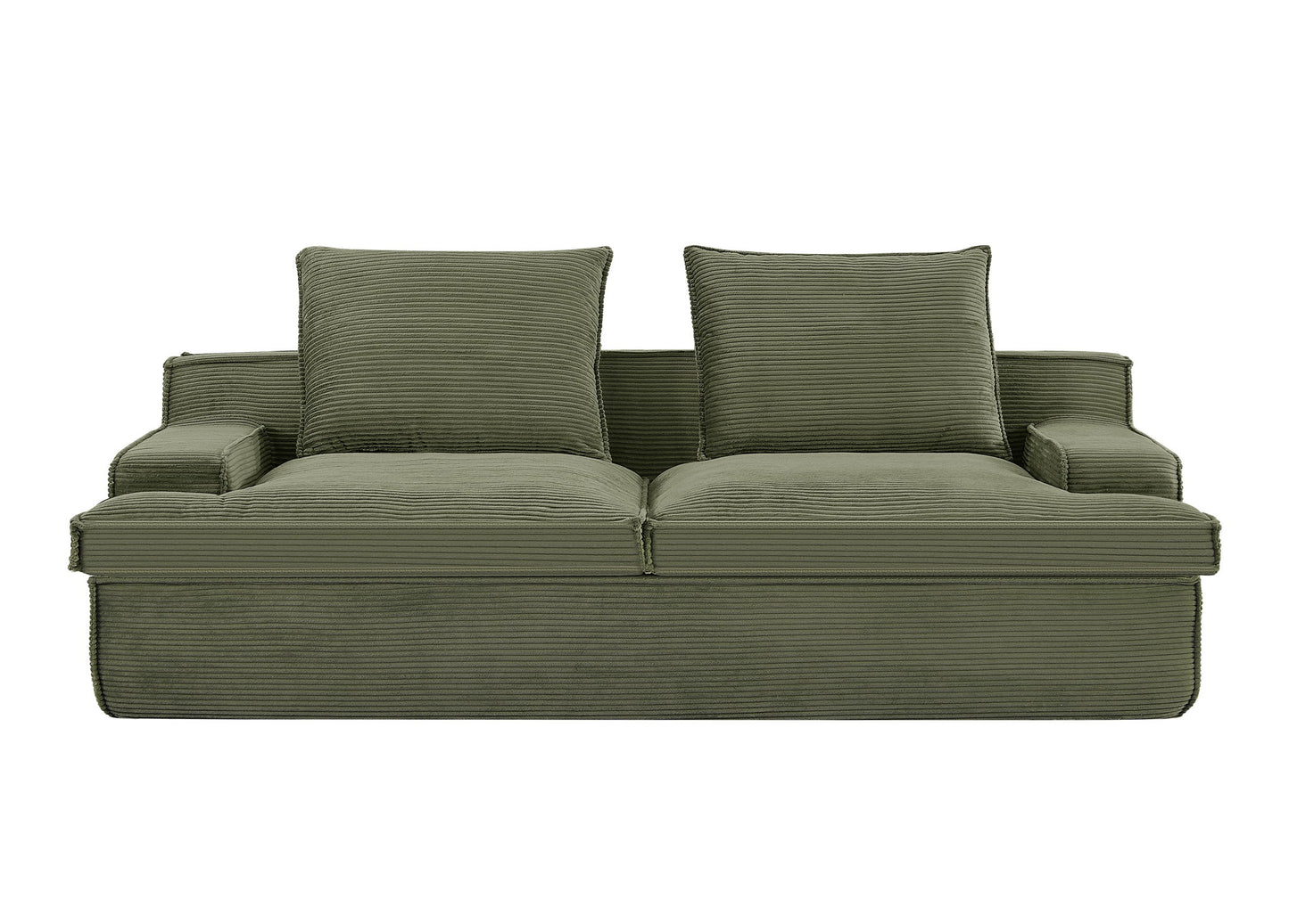 Nimbus - Oversized Full Foam 4 Seater Couch For Living Room Upholstered In Soft, Wide Armrests