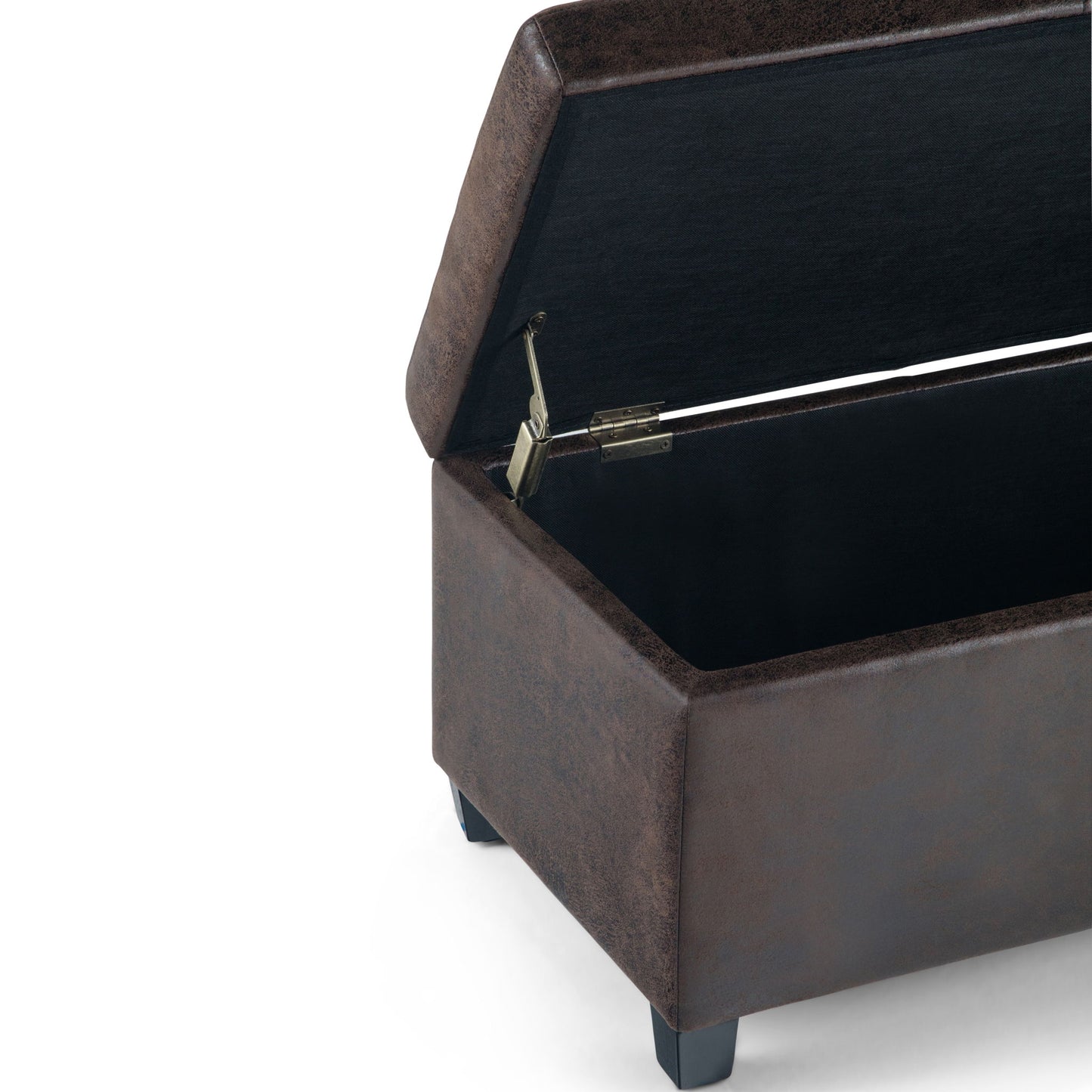 Avalon - Contemporary Storage Ottoman Bench