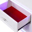 Opium - 2 Drawer Nightstand With LED Lights - White
