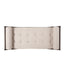Chic Contemporary Chaise Lounge With Button Tufting And Bentwood Structure