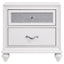 Barzini - 2 Drawer Nightstand Storage - White