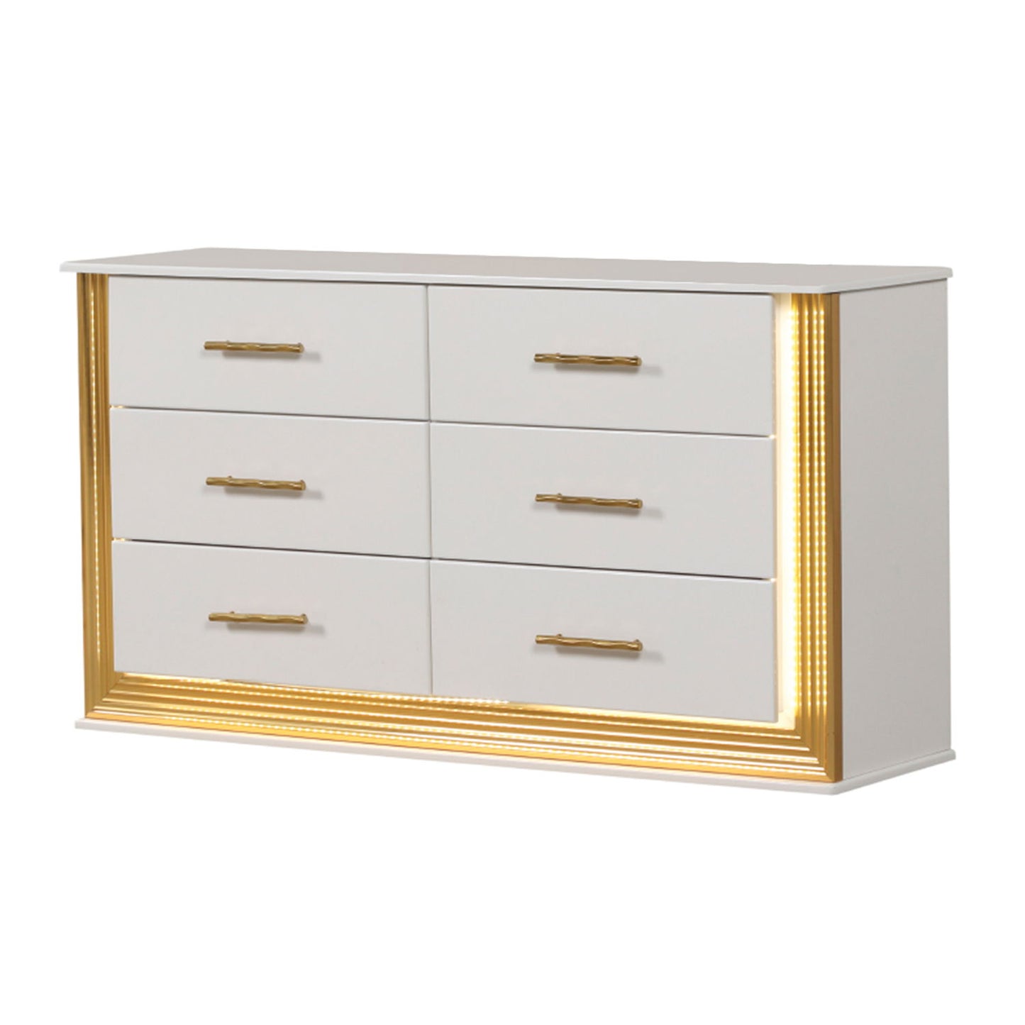 Obsession - 6 Drawer Dresser - White