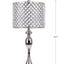 Ashland - Contemporary Table Lamp Round Clear Crystal Beads (Set of 2) - Polished Nickel