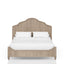 Panel Bedroom Set With 3 Drawer Nightstand, Casual Dresser, Cane Mirror, 3 Drawer Cane Front Chest And Bench
