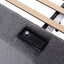 Upholstered Daybed With Storage Armrests, Trundle And Latest Integrated tooth Audio System