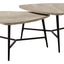 Table Set, Coffee, End, Side, Accent, Living Room / Beige Laminate, Contemporary, Modern (Set of 2) - Taupe