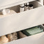Freestanding Bathroom Vanity With Ceramic Sink, 2 Full Extension Drawers