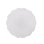 Outdoor End Table With Soft Wave Edge - Antique White
