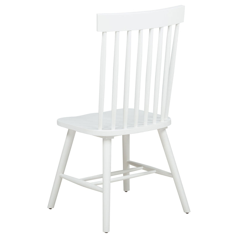 Finley - 5 Piece Dining Set With Round Table And Spindle Back Chairs