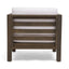 Outdoor Acacia Wood Patio Chair With Fabric Cushion