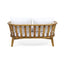 Patio Furniture Set, Outdoor Acacia Wood Patio Club Chair With Table