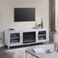 Summit - TV Stand Console With Fireplace - White Walnut Finish