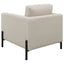 Schwan - Upholstered Track Arm Accent Chair - Oatmeal