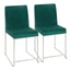 Fuji - Contemporary Modern Elegance High Back Dining Chair (Set of 2)