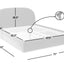 Archie Puffy Grounded - Upholstered Platform Bed