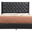 Upholstered Nailhead Trim Chic Bed
