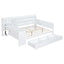 Daybed With 3 Drawers USB Ports And Desk