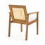 Preston - Outdoor Dining Chair With Cushion (Set of 2) - Teak / Beige