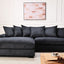 Luxe - Oversized 2 Piece Sectional Couches For Living Room, L Shaped Sofa With Chaise