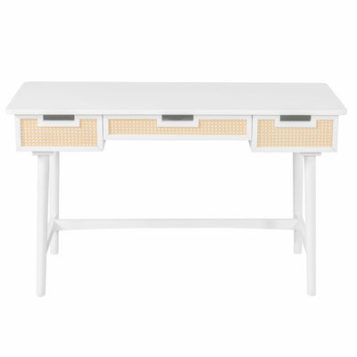 Writing Desk With 3 Drawers For Living Room