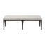 Upholstered Bench - Brown