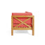 Brava - X Back Corner Bench With Coffee Table