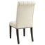 Tufted Rolled Backrest Side Chairs (Set of 2)