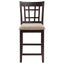 Lattice Back Counter Height Stools (Set of 2)