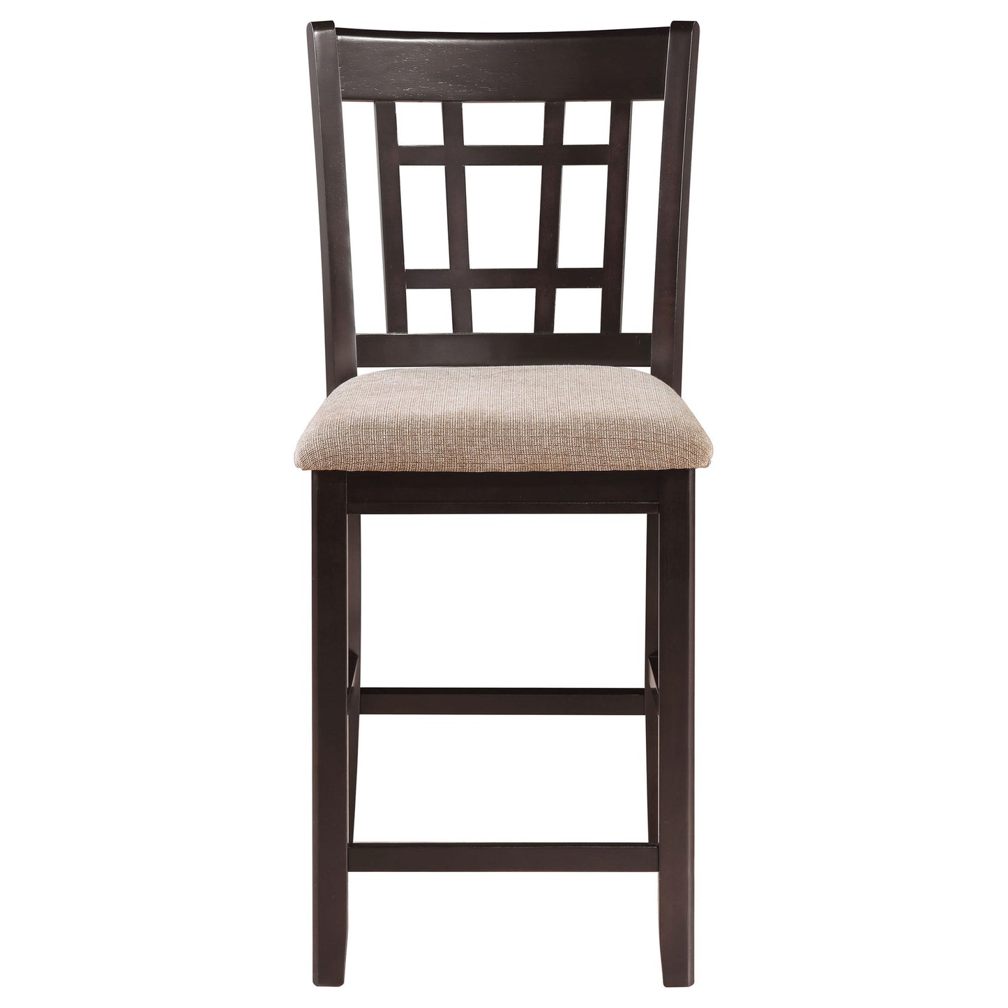 Lattice Back Counter Height Stools (Set of 2)