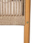 Modern Outdoor Woven Lounge Chair With Solid Wood Frame - Teak